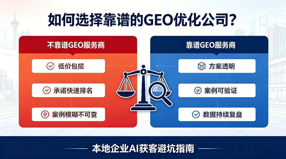 阿拉善盟如何选择靠谱的GEO优化公司？本地企业AI获客避坑指南